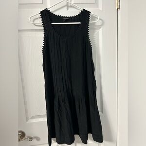 Club Monaco Black Dress with Unique Trim